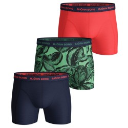 Men's Boxers Bj_rn Borg Shorts Sammy BB Leafy 3P - lichen
