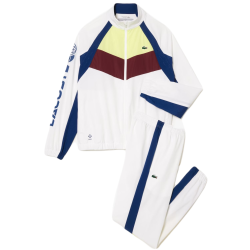 Men's Tracksuit Lacoste Tennis x Daniil Medvedev Sweatsuit - navy blue/orange/bordeaux/blue/navy blue