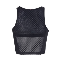 Women's top Tommy Hilfiger Slim 2in1 Polka Dot Tank Top - desert sky