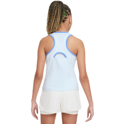 Girls' T-shirt Nike Court Dri-Fit Victory Tank - blue tint/polar/white