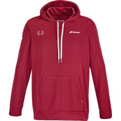 Men's Jumper Babolat Hood Sweat Lebron - red dahlia