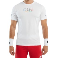 Men's T-shirt Hydrogen Olympic Skull Tech T-Shirt - white