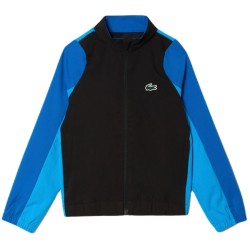 Boys' tracksuit Lacoste Tennis Colourblock Jogger Set - black/blue/blue