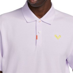 Men's Polo T-shirt Nike Rafa Slim Polo - violet frost/yellow strike