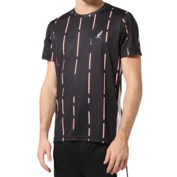 Men's T-shirt Australian Ace T-Shirt With Stripes Print - nero