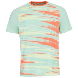 Men's T-shirt Head Topspin T-Shirt - pastel green/print vision