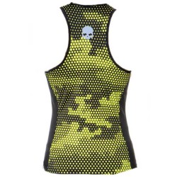 Women's top Hydrogen Tech Camo Tank Top - camo fluo yellow/black