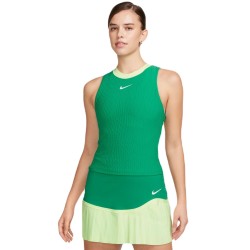 Women's top Nike Court Slam Dri-Fit Tennis Tank Top - stadium green/stadium green/white