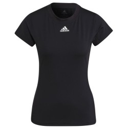 Women's T-shirt Adidas Primegreen Aeroready Freelift Tee W - black/white