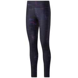 Women's leggings Reebok TS Run Lux Bold Tight-Kinetic Stripe W - black