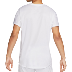 Men's T-shirt Nike Rafa Challenger Dri-Fit Tennis Top - white/black