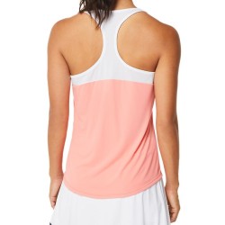 Women's top Asics Court Tank - guava/brilliant white