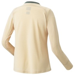Women's long sleeve T-shirt Yonex RG Longsleeve T-Shirt - sand