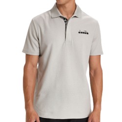 Men's Polo T-shirt Diadora Polo Statement SS - oyster mushroom