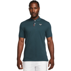 Men's Polo T-shirt Nike Rafa Slim Polo - deep jungle/fireberry/fireberry