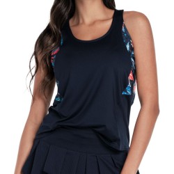 Women's top Lucky in Love Keepin It Rio Bon Voyage Tank - midnight