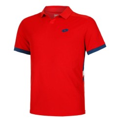 Men's Polo T-shirt Lotto Squadra III Polo - flame red