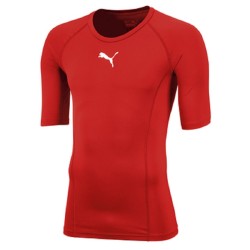 Men’s compression clothing Puma Liga Baselayer Tee SS - puma red