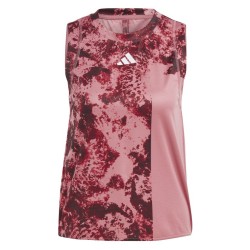 Women's top Adidas Paris Logo Tank - pink strata