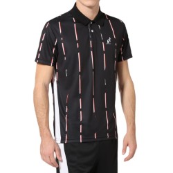 Men's Polo T-shirt Australian Ace Polo Shirt With Stripes - nero