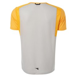 Men's T-shirt Diadora SS T-Shirt Clay - oyster mushroom/saffron