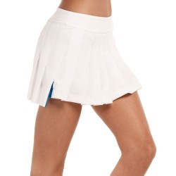 Women's skirt Lucky in Love Playing In Paradise High Low Pleated Skirt - white