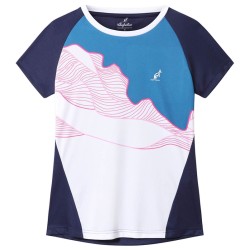 Women's T-shirt Australian Ace T-Shirt With Print In Front - blue cosmo