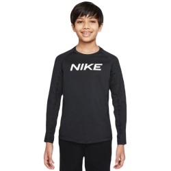 Boys' t-shirt Nike Pro Dri-FIT Long Sleeve Top - black