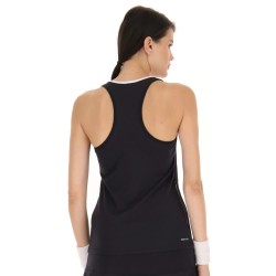 Women's top Lotto Squadra W II Tank PL - all black