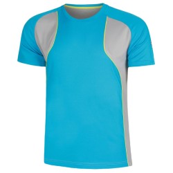 Men's T-shirt Fila Austarlian Open Hudson T-Shirt - hawaiian ocean/silver scone