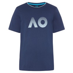 Boys' t-shirt Australian Open Kids T-Shirt AO Textured Logo - navy