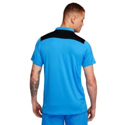 Men's Polo T-shirt Nike Court Dri-Fit Advantage Polo - light photo blue/black/white