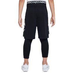 Boys' trousers Nike Pro Warm Dri-FIT Full Length Tight - black/black/white