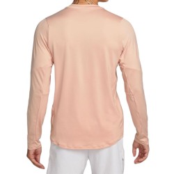 Men's long sleeve T-shirt Nike Dri-Fit Adventage Camisa - arctic orange/green glow/white
