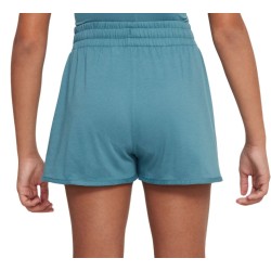 Girls' shorts Nike Dri-Fit Breezy High-Waisted Training Shorts - mineral teal/white