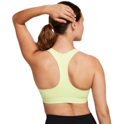 Women's bra Nike Swoosh Medium Support Non-Padded Sports Bra - luminous green/black