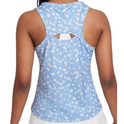 Women's top Nike Court Dri-Fit Victory Tank Printed W - aluminum/black