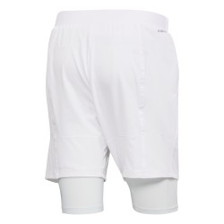 Men's shorts Adidas 2in1 Short Heat Ready 9in - white/tech indigo