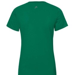 Women's T-shirt Head Lucy T-Shirt W - green/white