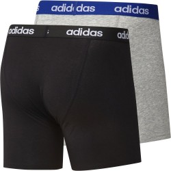 Men's Boxers Adidas Linear Brief 2P - black/medium grey heather