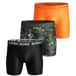 Men's Boxers Bj_rn Borg Shorts Per BB Digital Woodland 3P - duck green
