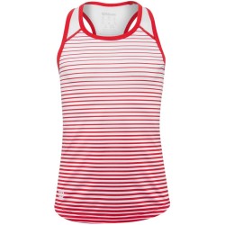 Girls' T-shirt Wilson G Team Striped Tank - red/white