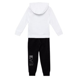 Boys' tracksuit EA7 Boys Jersey Tracksuit - white/black