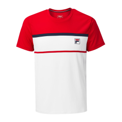 Boys' t-shirt Fila T-Shirt Steve Boys - white/fila red