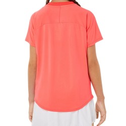 Girls' T-shirt Asics Tennis Short Sleeve Top - diva pink