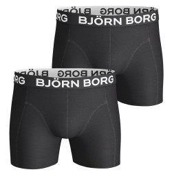 Men's Boxers Bj_rn Borg Shorts Solid 2P - black