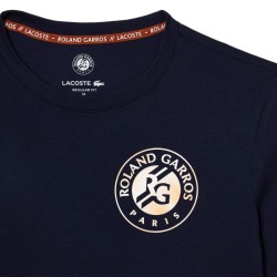 Men's T-shirt Lacoste Sport Roland Garros Edition Logo T-Shirt - navy blue