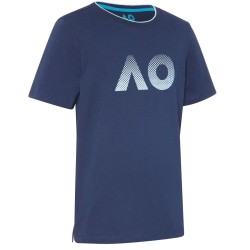 Boys' t-shirt Australian Open Kids T-Shirt AO Textured Logo - navy