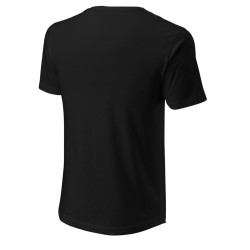 Men's T-shirt Wilson Script Eco Cotton Tee Slimfit - black/black