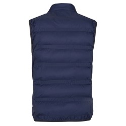 Men's vest EA7 Man Woven Bomber Jacket - navy blue